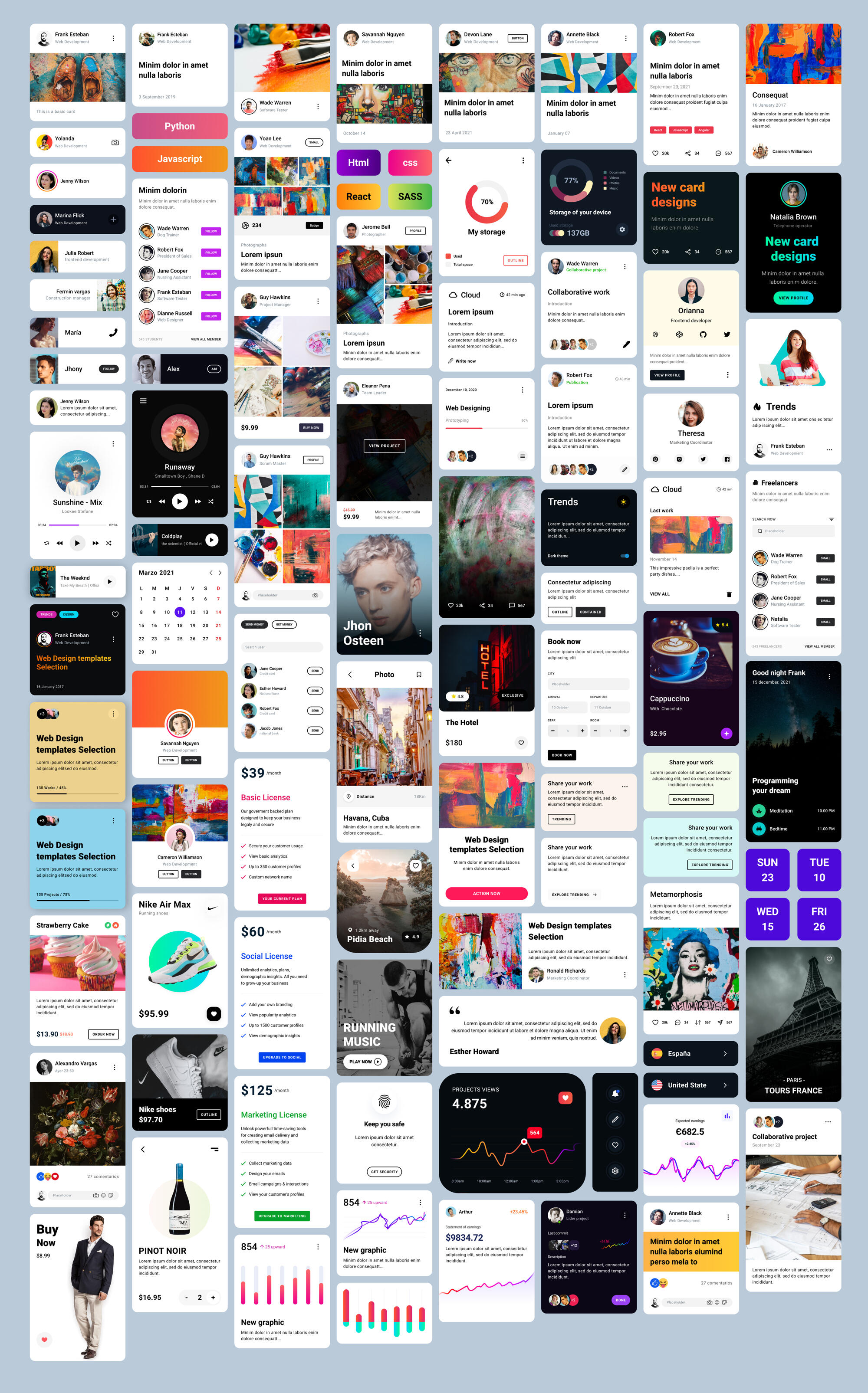 90个用户界面App&Web设计范例Fig文件